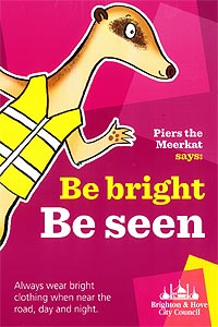 Be bright be seen poster