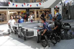 Wheelchair table tennis