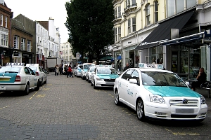 The taxi rank area in East Street