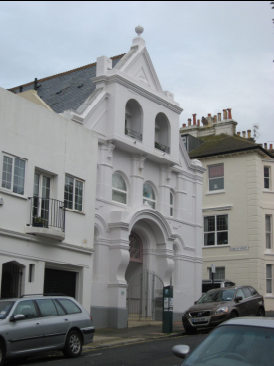 Image of Sudeley Place, 4b and Sudeley Street, 1, Brighton. A large white building.