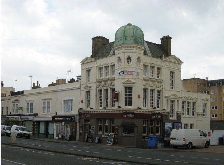 Exterior of Victoria Terrace, 22, The Alibi, Kingsway, Hove