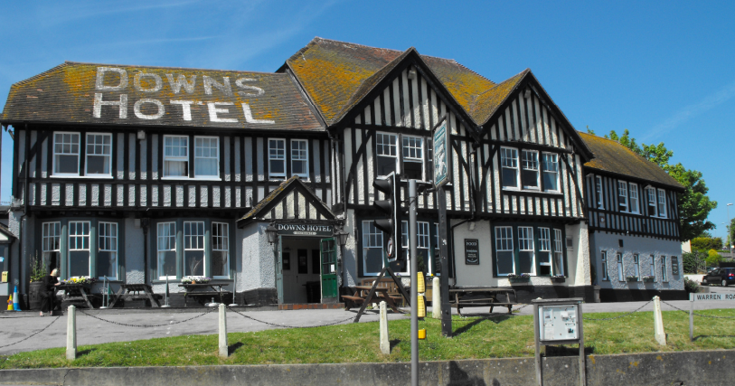 Exterior of Warren Road, The Downs Hotel, Woodingdean