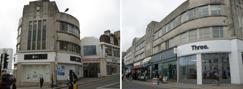 Exterior of Western Road, 203 to 211 and 1 to 17 Arcade Buildings, Imperial Arcade, Brighton