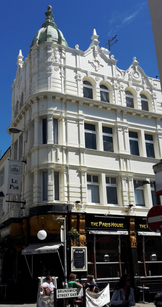 Exterior of Western Road, 21, The Paris House, Hove