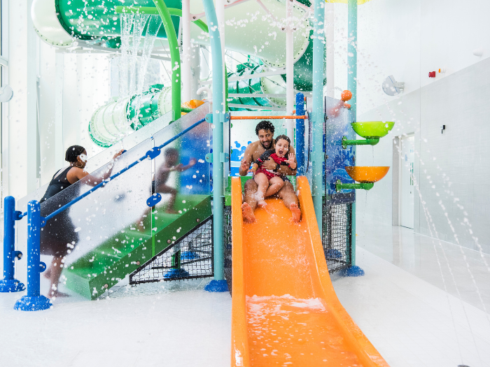 of the type of features the leisure water area could include 