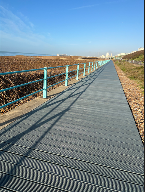 Wheelchair accessible seafront route from Black Rock.