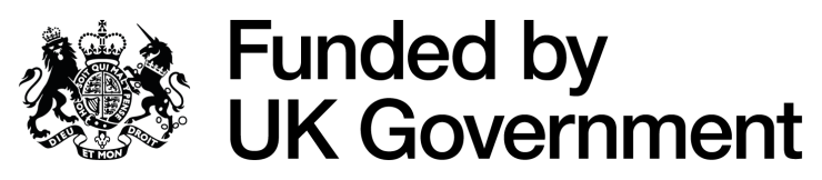 Funded by UK Government logo