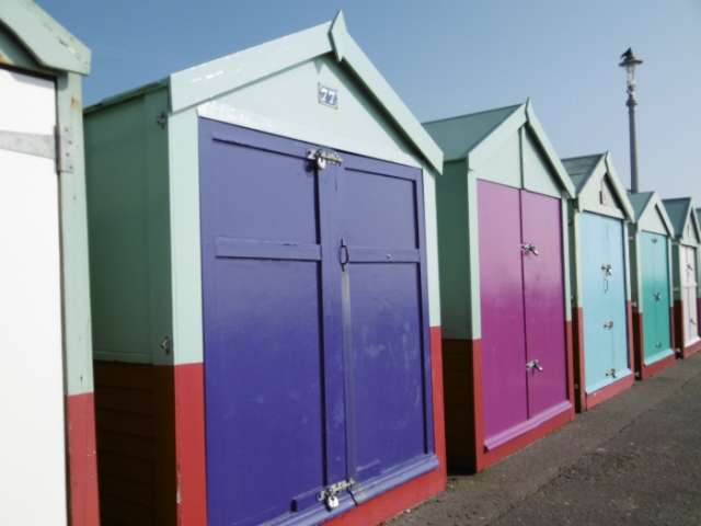 Beach huts in Hove