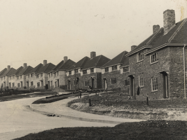 Manor Way Brighton in the 1930s. Photo courtesy of Royal Pavilion & Museums, Brighton & Hove.