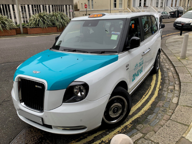 Electric taxi picture