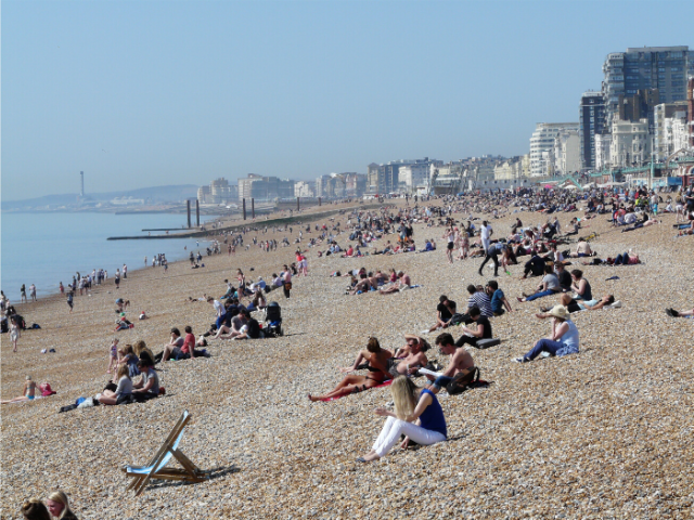 Brighton beach