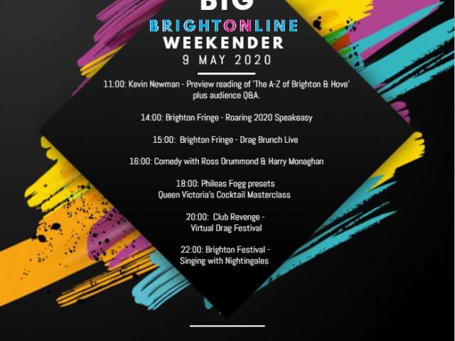 flyer for Big BrightONline Weekender