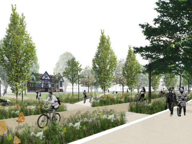 Artistic impression of the transformed Valley Gardens