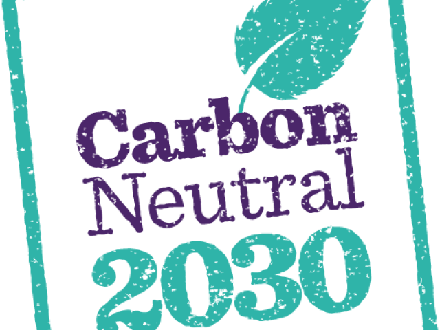 Carbon Neutral 2030 stamp