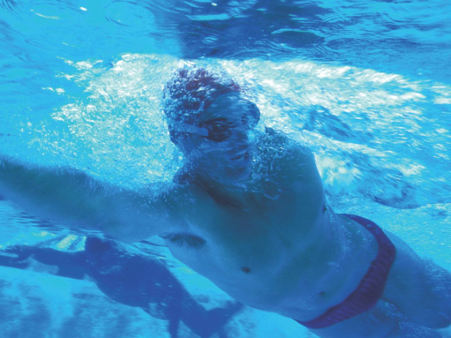 A swimmer