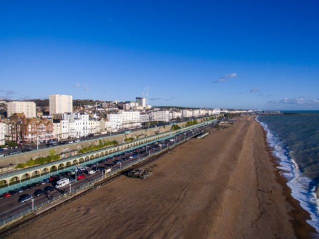 Aerial view of Madeira Terrace