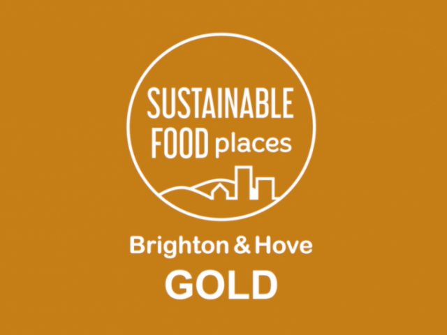 Brighton & Hove's Gold Sustainable Food Award