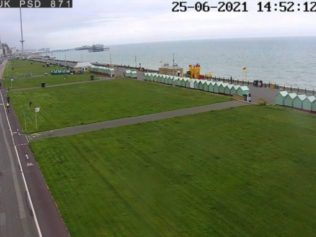 Image of Hove Lawns from our new CCTV camera