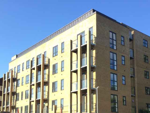 The Kubic apartment block in Whitehawk Way 