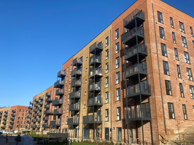 A view of the new Homes for Brighton & Hove development in Denman Place, Coldean