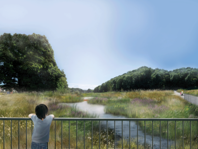 Artist's impression of the Wild Park Rainscape