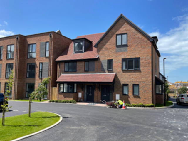 Homes on the former St Aubyn's School site