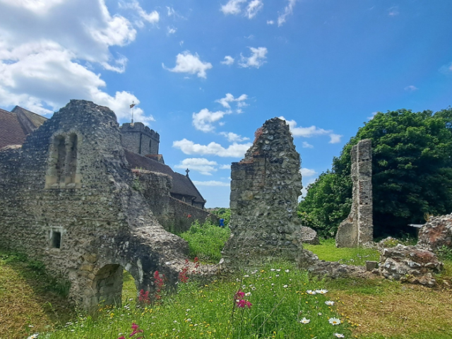 Norman Manor House ruins in Portslade