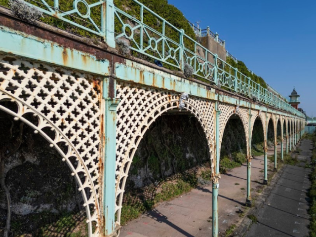 Some of the Madeira Terrace arches in need of refurbishment.