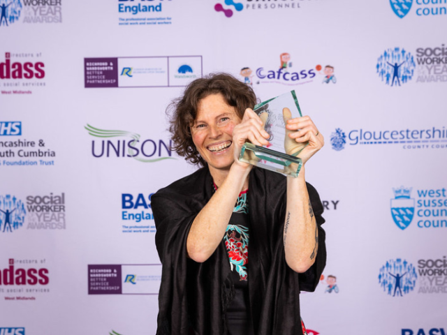 Anna Bouch at the Social Worker of the Year Awards 2024