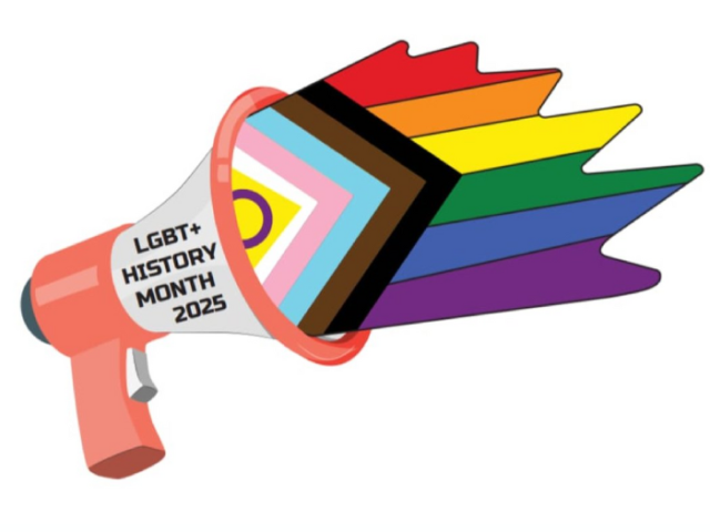 LGBT+ History Month 2025 logo