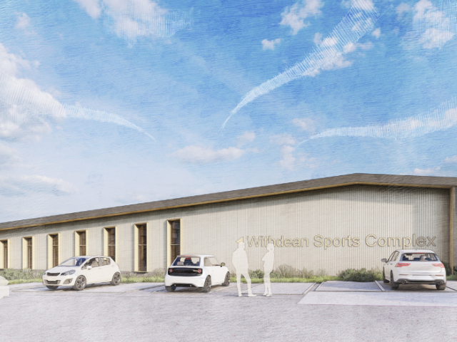 Artist's impression of the new swimming pool at Withdean Sports Complex which has been approved by councillors