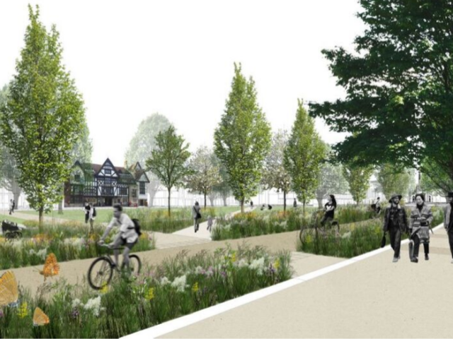 Artist's impression of Valley Gardens