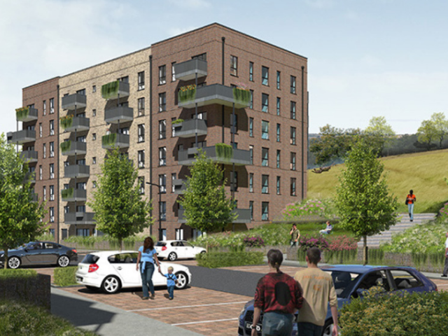 Artist impression of the Homes for Brighton & Hove proposals in Coldean