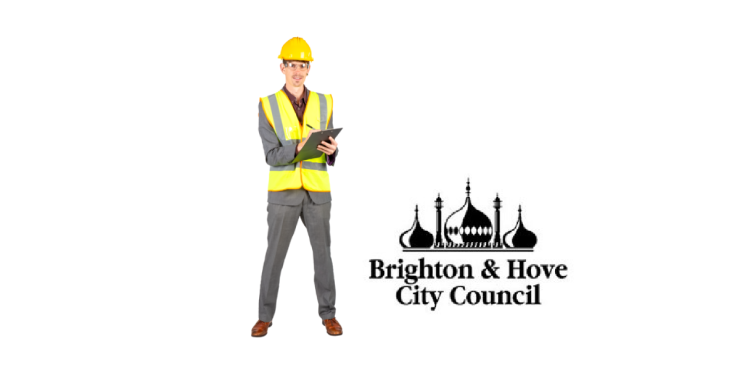 Safety person - Brighton & Hove City Council logo